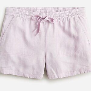 J.Crew Linen Shorts in Light Purple XXS